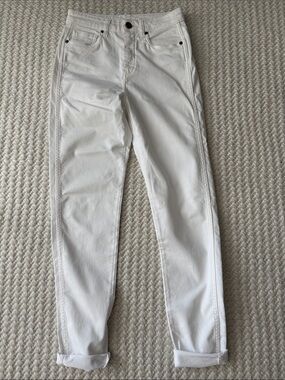 Anne Fontaine White Boyfriend Jeans 36